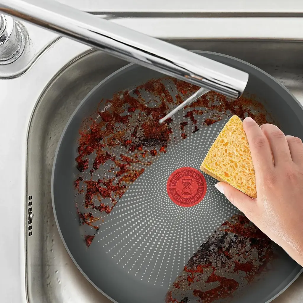 Сковорода Tefal Halo Eucalyptus 20 см серая (G0160202) - фото 6