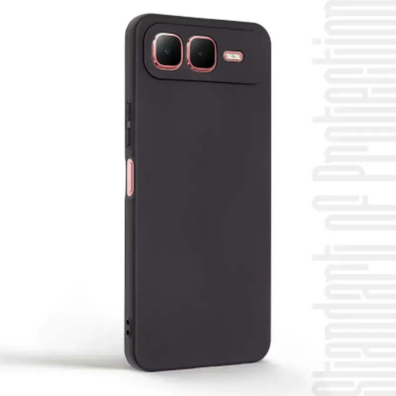 Чохол до мобільного телефона Armorstandart Matte Slim Fit Infinix Smart 10 Plus 4G Black (ARM87993) - фото 2