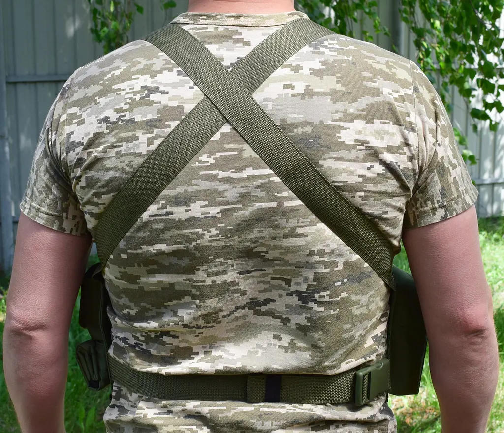 Жилет розвантажувальний з сумкою для скидання магазинів Novator G-4 Khaki - фото 6