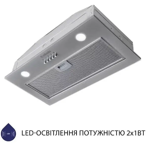 Витяжка вбудована Minola HBI 5262 GR Glass 700 LED - фото 2