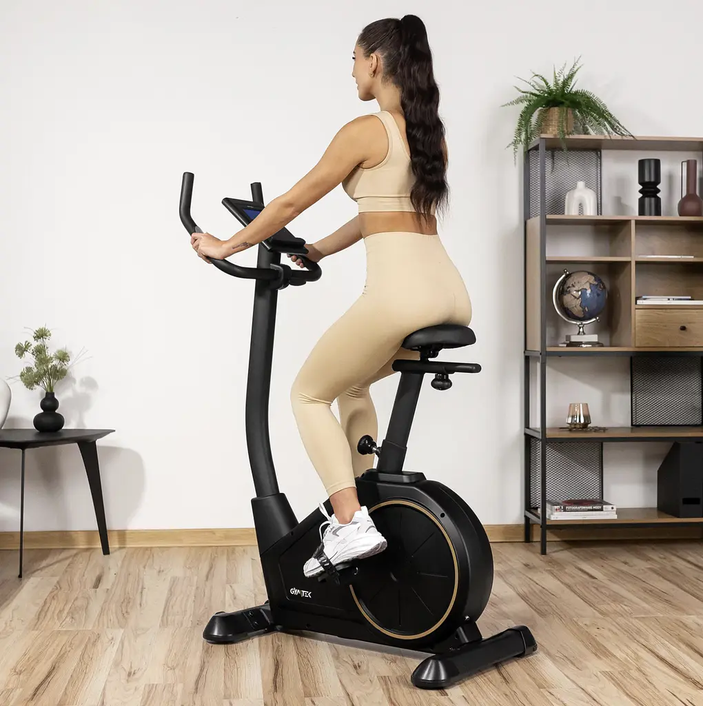 Велотренажер Gymtek XB2500 електромагнітний золотистий - фото 13