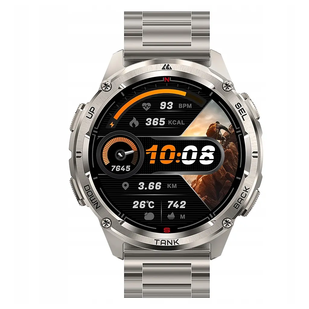 Смарт-годинник KOSPET Tank T3 ULTRA 2 SE SILVER (6974958251187) - фото 2
