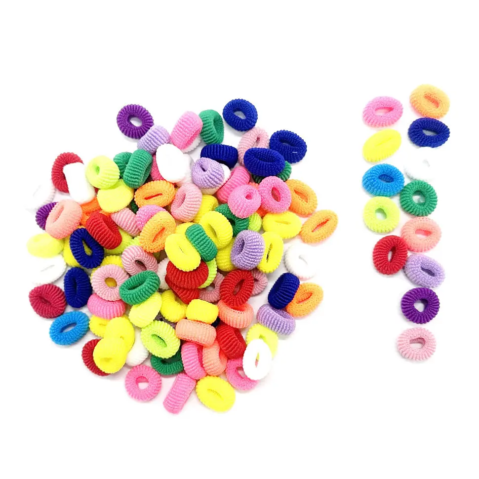 Набір резинок для волосся La-beauty "Міні" 0307-1130 120 штук, різнокольорові - фото 2