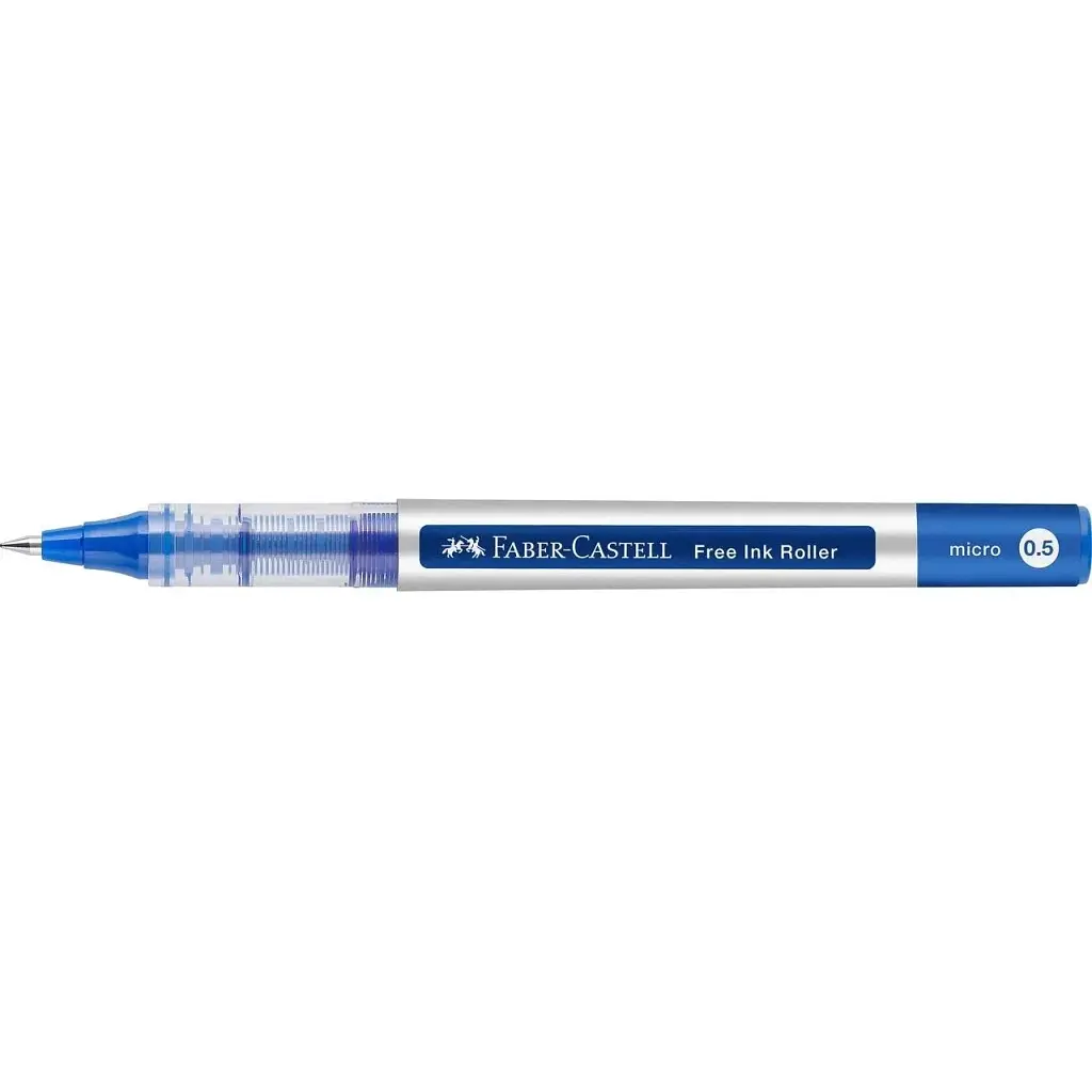 Ролер Faber-Castell Free Ink rollerball, колір чорнила синій, 0.5 мм, одноразова (29138) - фото 2