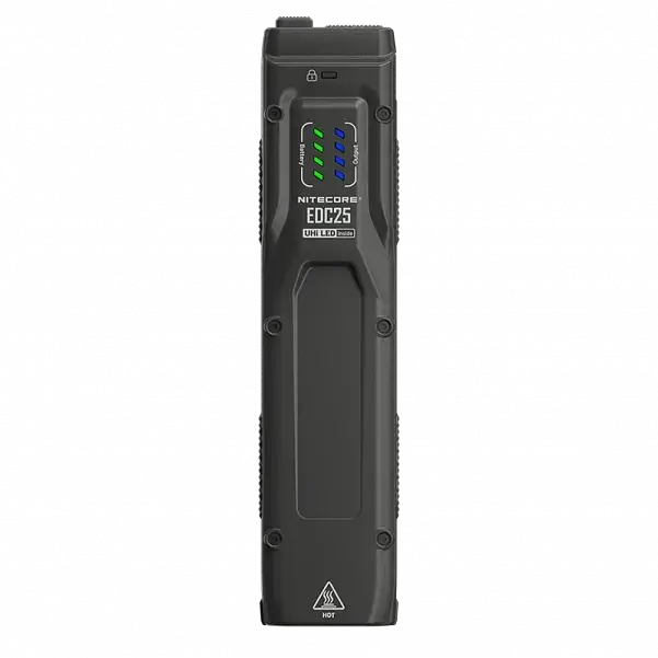 Потужний ручний ліхтар Nitecore EDC25 USB Type-C 3000лм (Чорний) - фото 4
