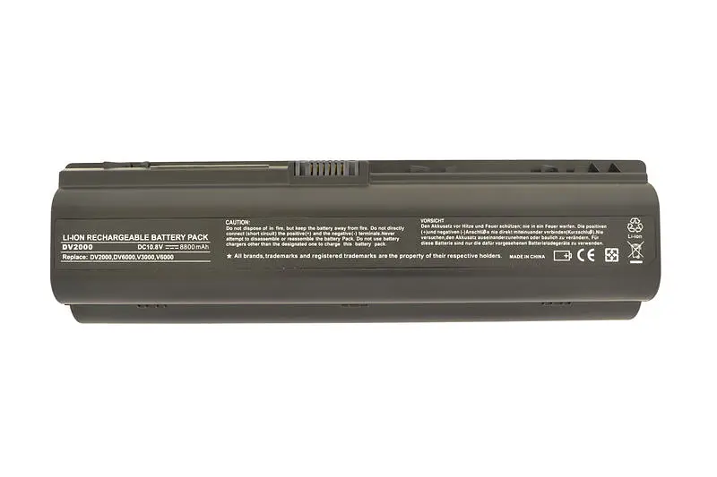 Посилений акумулятор для ноутбука HP Compaq EV089AA Pavilion DV6000 11.1V Black 8800 mAh - фото 5