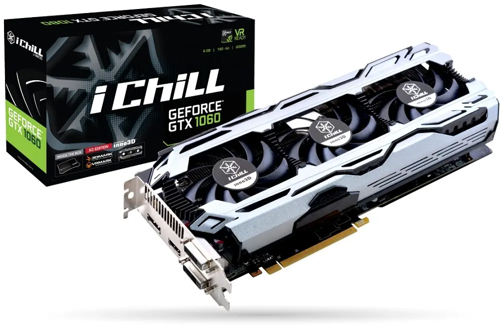 Відеокарта GeForce GTX 1060 6GB Inno3D iChill X3 V2 (C106F2-3SDN-N5GSX) Б/В - фото 2