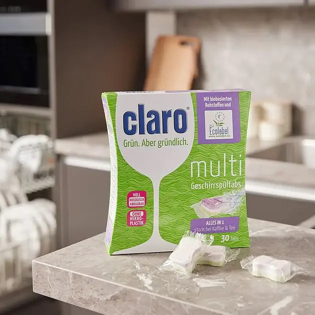 Таблетки для посудомийних машин Claro Eco Multi Tabs 30 шт. (40827) - фото 2
