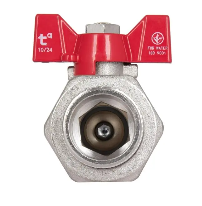 Кран кульовий Thermo Alliance "Американка" Standart 3/4" ВЗ прямий, PN40, метелик SD220W20 - фото 4