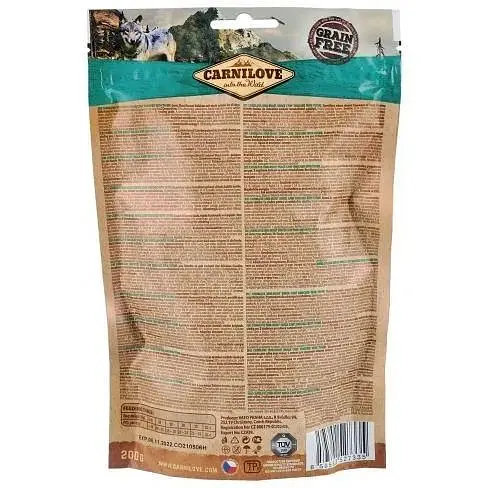 Ласощі для собак Carnilove Dog Semi Moist Короп та чебрець 200 г - фото 3