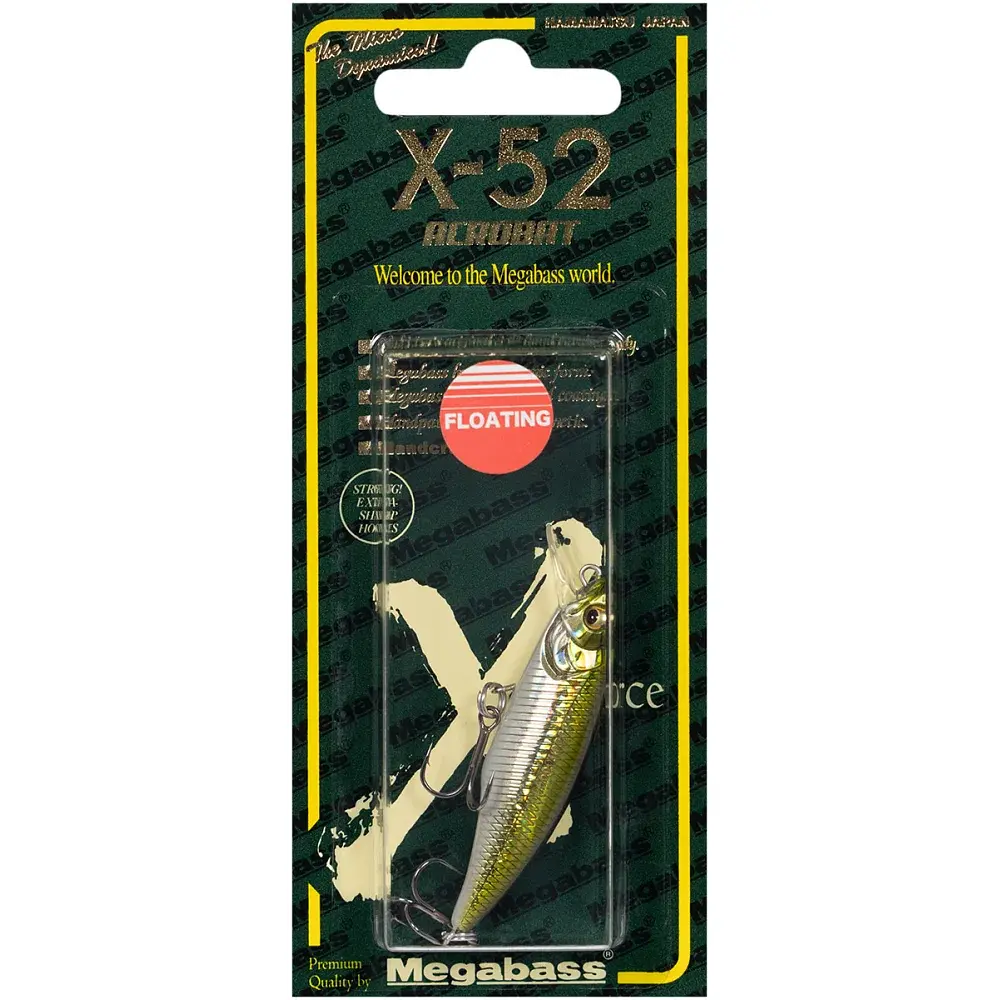 Воблер Megabass X-52 Acrobat F 52mm 3.2g GG Bass - фото 2