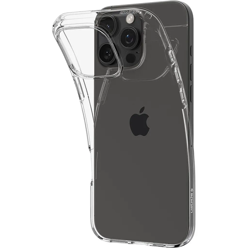 Чохол Spigen Liquid Crystal для Apple iPhone 16 Pro Crystal Clear (ACS08112) [117867] - фото 4