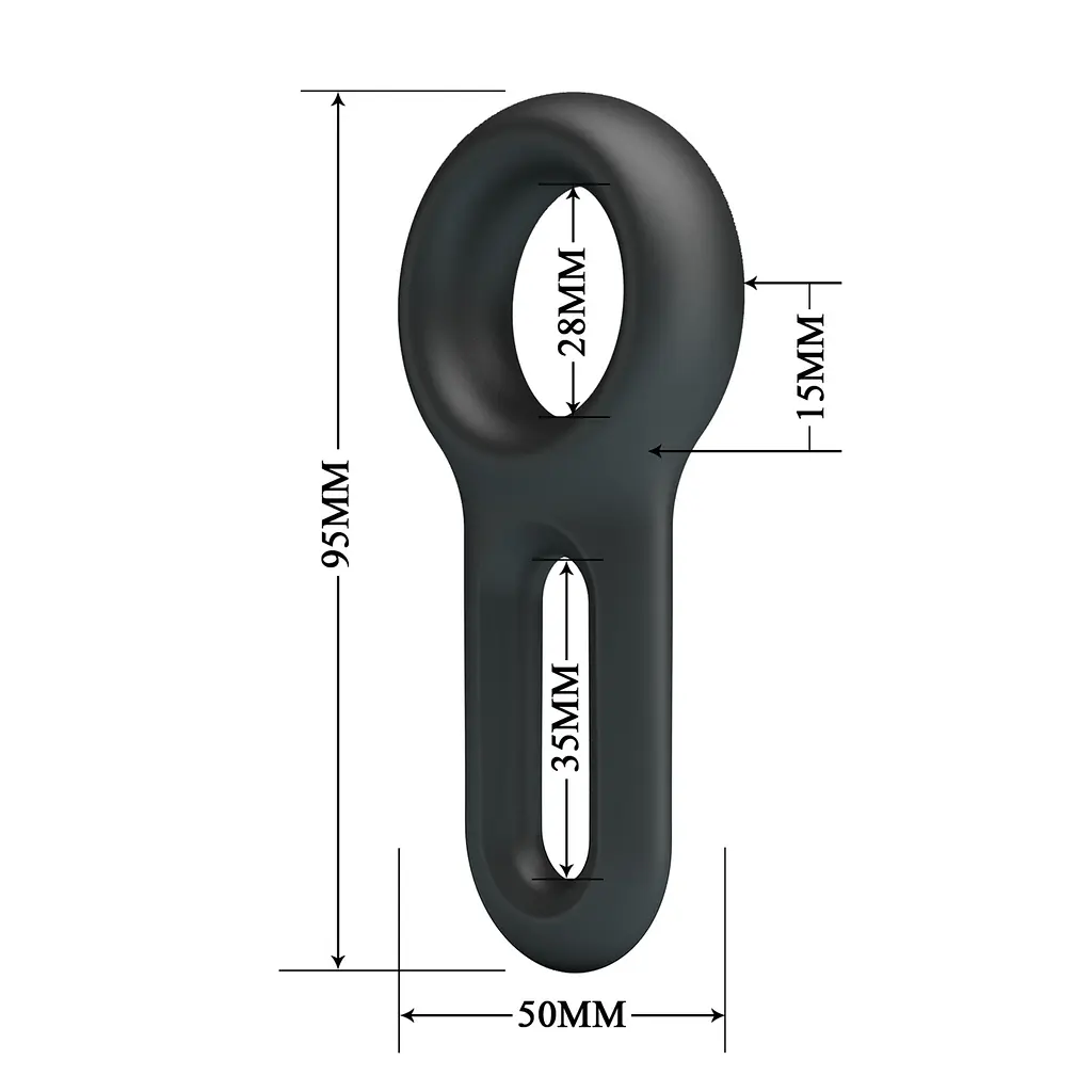Ерекційне кільце Crazy Bull Penis Ring Oniel PRETTY LOVE BI-210363 103645 - фото 3