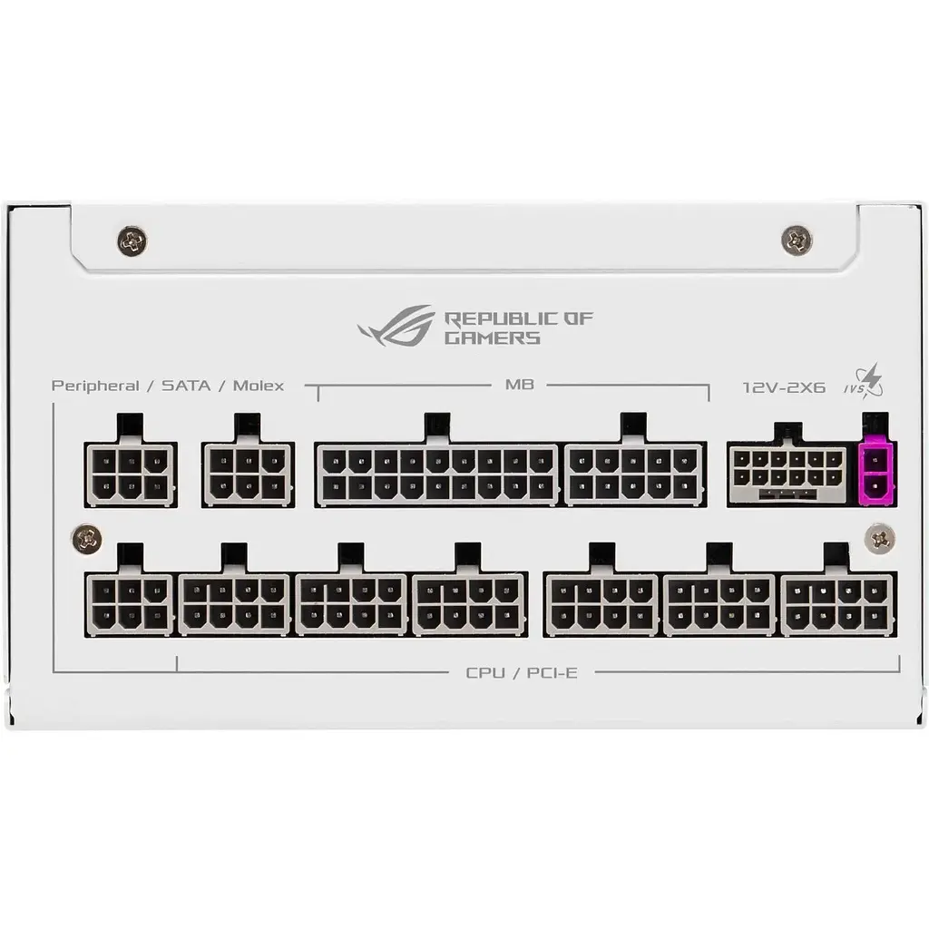 Блок живлення Asus ROG STRIX 1000W Platinum White Edition (90YE00W4-B0NA00) [141265] - фото 3
