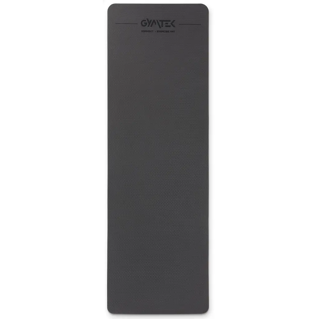 Килимок (мат) для фітнесу та йоги Gymtek Premium TPE 0,5см чорний - фото 2