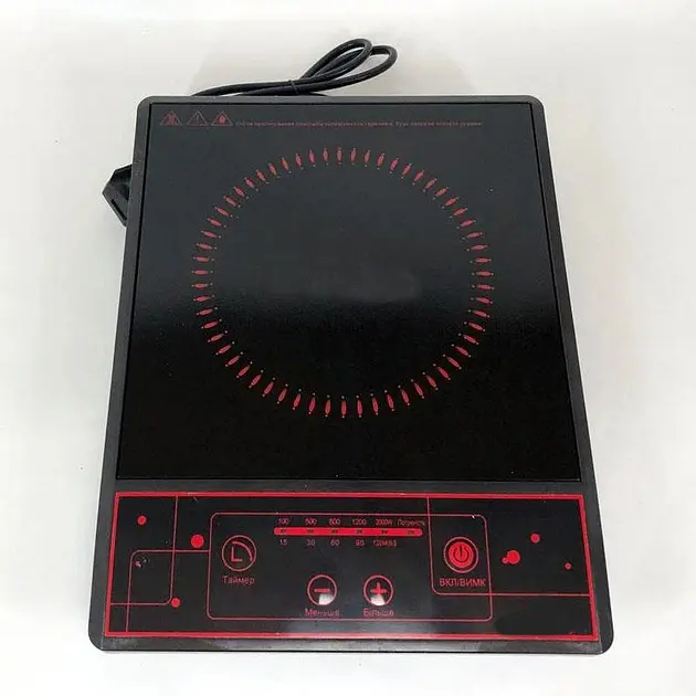 Настільна інфрачервона плита на 1 конфорку 2000Вт XPRO CB-1322 (CB-1322_879) - фото 4