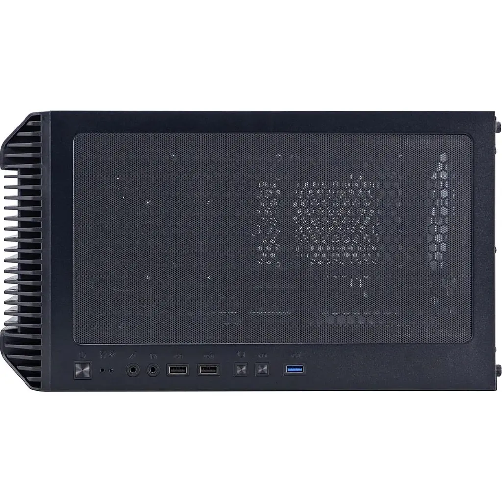 Корпус 1stPlayer H6-BK-4F7 Black [146445] - фото 7