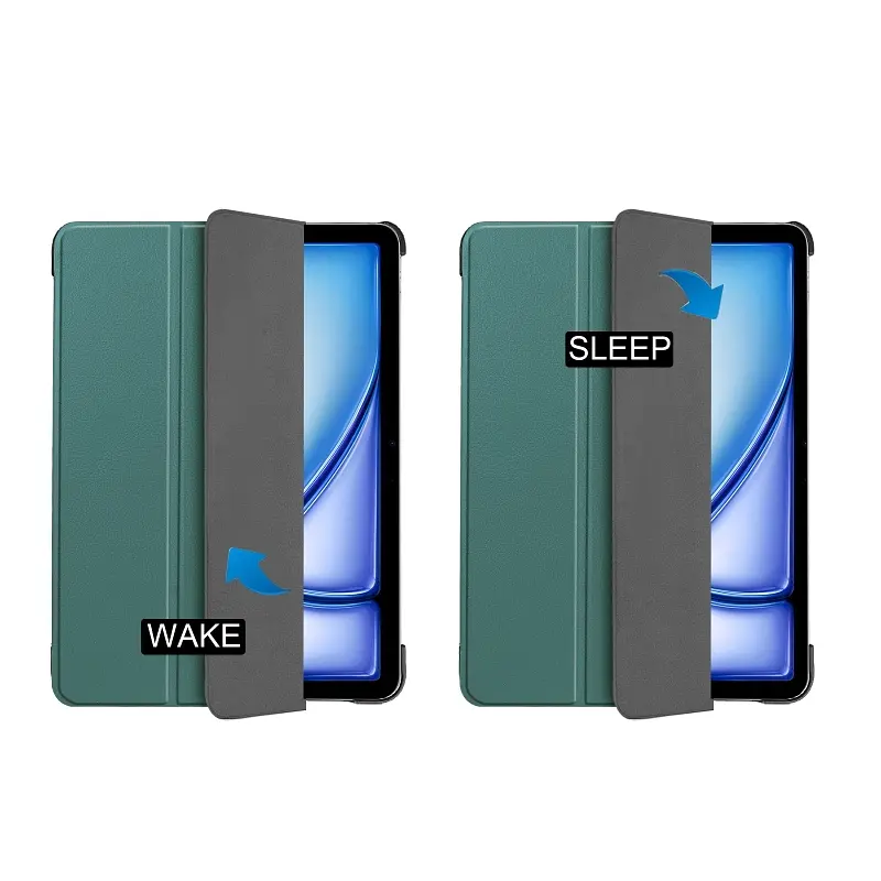 Чохол-книжка BeCover Smart Case для Apple iPad Air 13" M2/M3 (2024/2025) Dark Green (711613) - фото 6