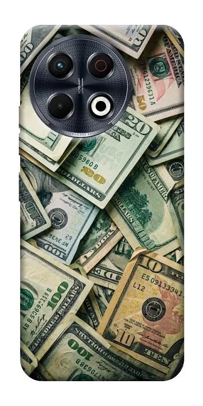 TPU чохол Demsky Dollars для TECNO Spark 30 Pro (KL7)