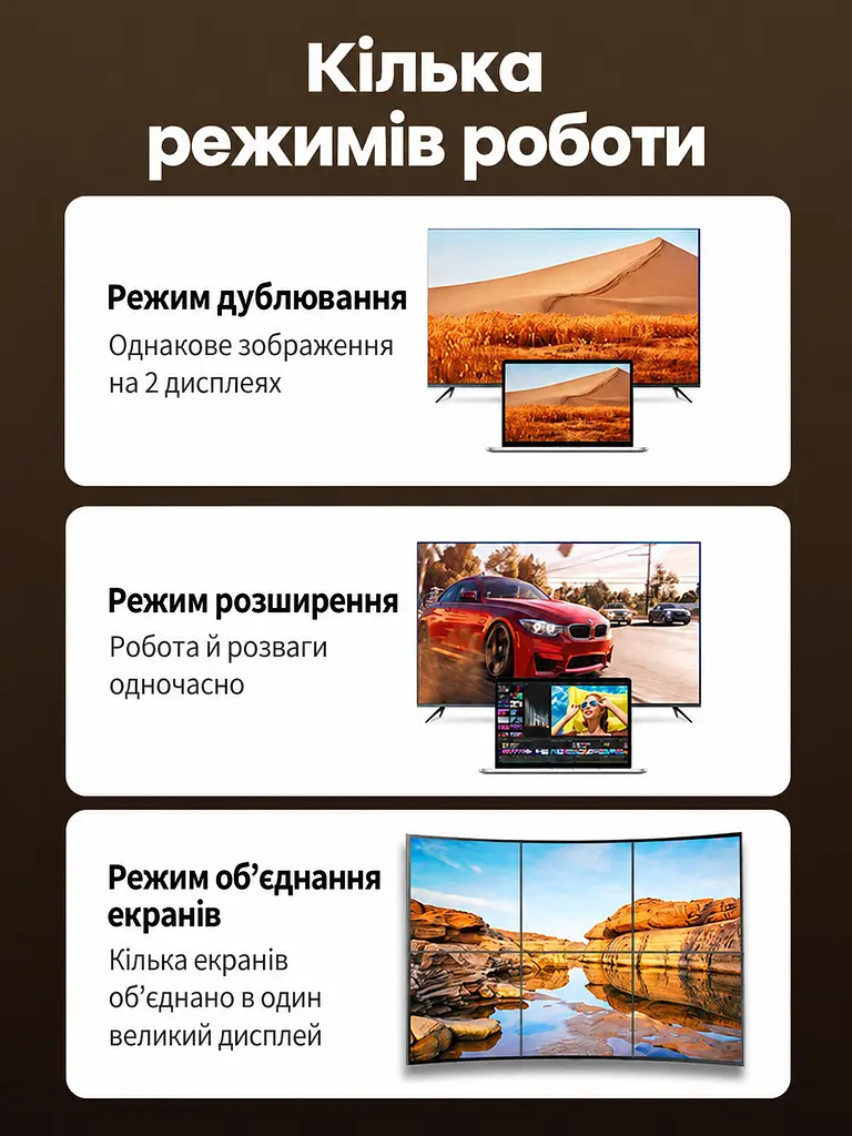 Оптоволоконний кабель HDMI UGREEN HD183 2.1 8K 60 Гц 30 м чорний (55508) - фото 7