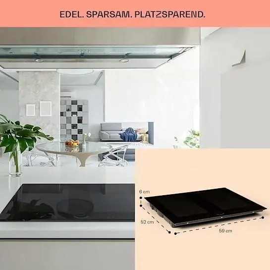 Індукційна плита Klarstein Delicatessa 60 7000Вт 4 зони (10033021) - фото 6