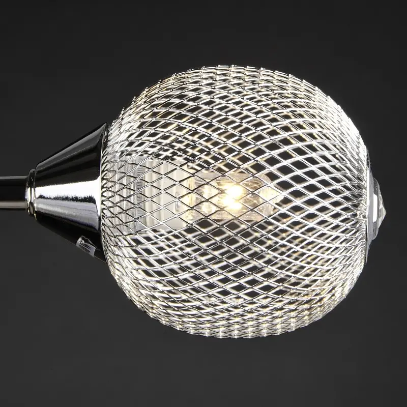 Люстра Brille потолочная молекула G9 40W CH (BR-01363S/6) - фото 2