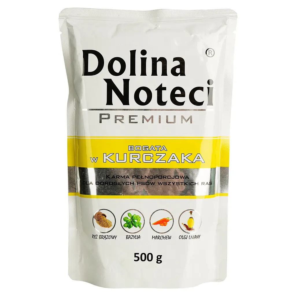 Влажный корм для собак Dolina Noteci Premium с курицей 500 г - фото 1