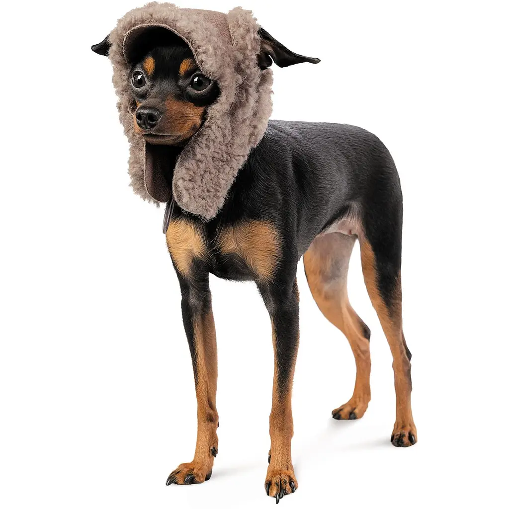 Шапка для собак Pet Fashion Valley S бежевая - фото 2