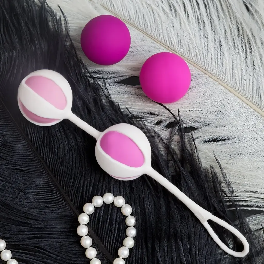 Вагінальні кульки Geisha Balls 2 17х3 см - фото 9
