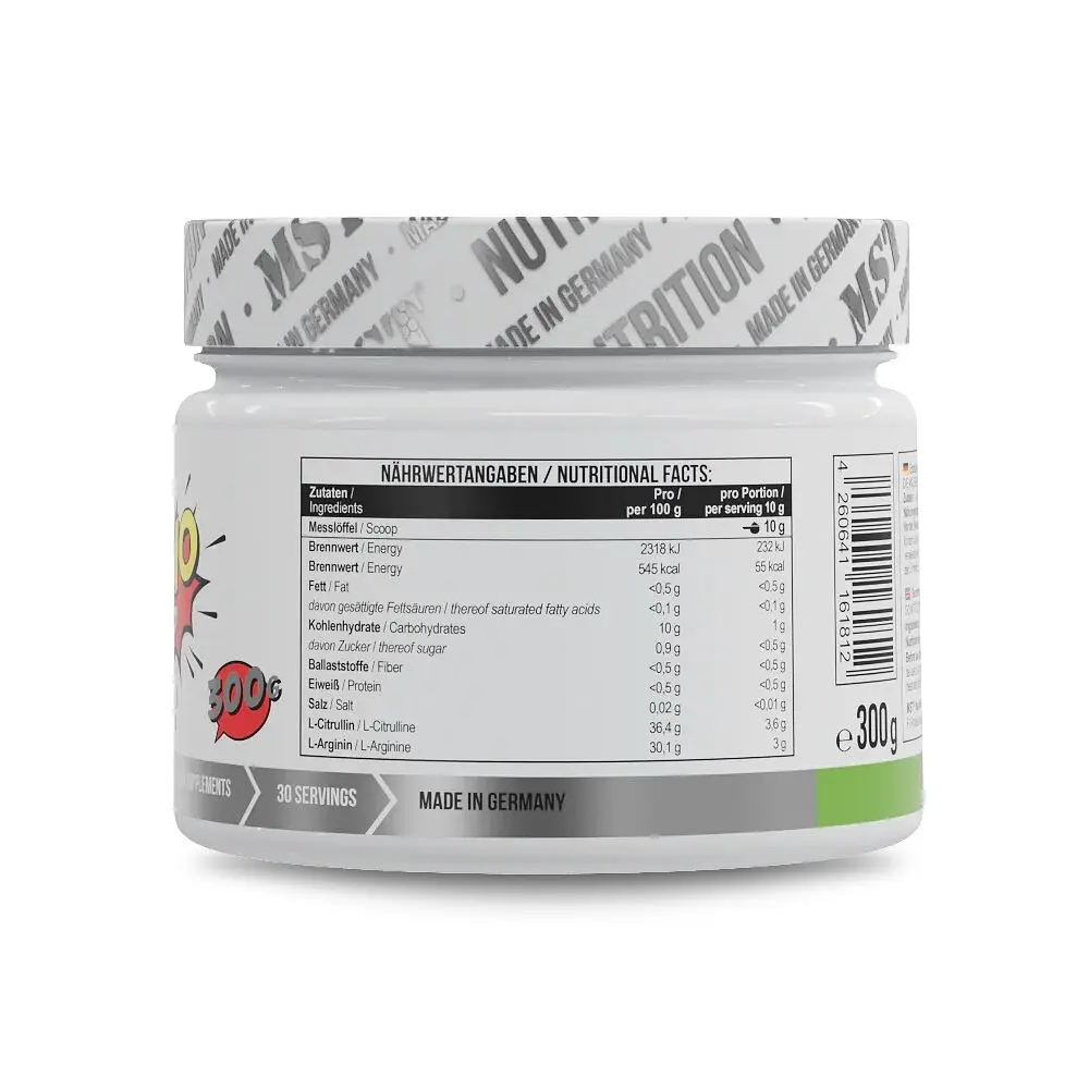 Амінокислота MST Nutrition Amino Pump, 300 грам - Зелене яблуко - фото 2