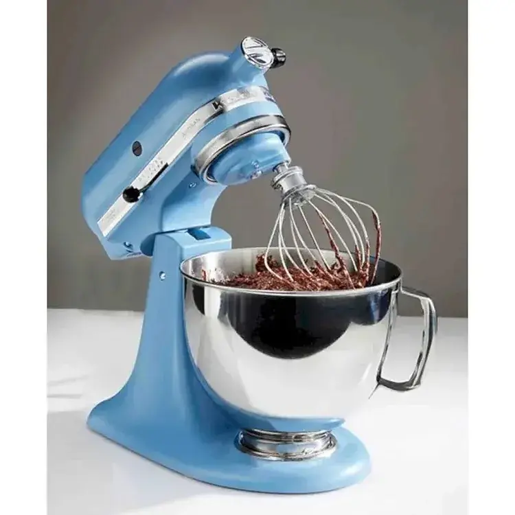 Планетарный миксер KitchenAid Artisan 4.8 л бархатно-голубой (5KSM175PSEVB) - фото 13