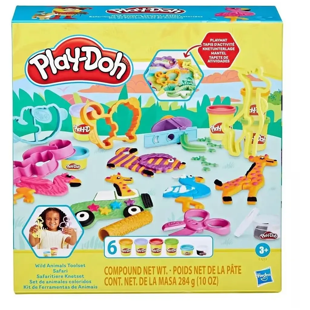 Набір для творчості Hasbro Play-Doh Сафарі (F7213)