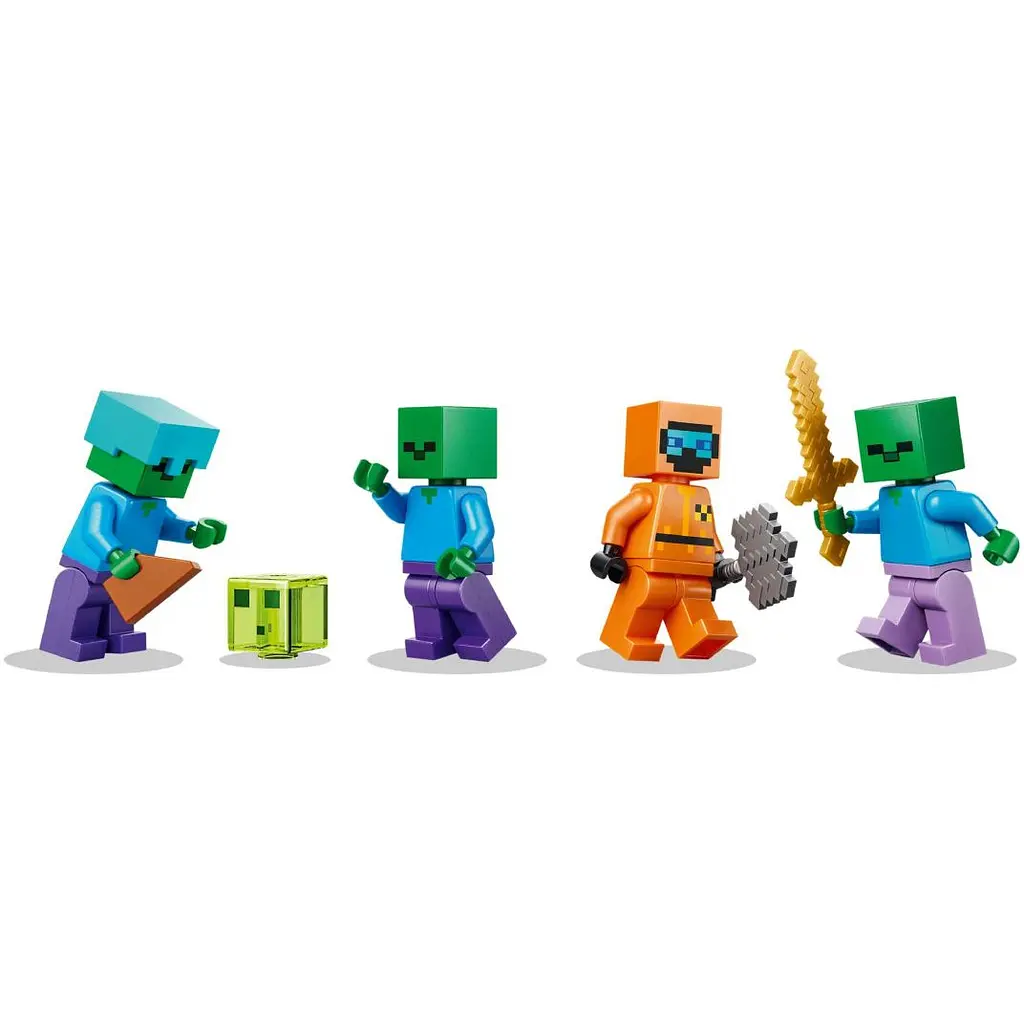 Конструктор LEGO Minecraft Підземелля зомбі 284 деталі (21587) - фото 6