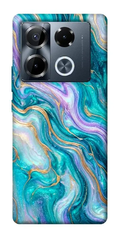 TPU чохол Demsky Mermaid marble для Infinix Note 40 Pro 4G