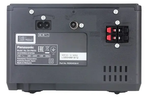 Мікросистема Panasonic SC-PM250EE-K (6338848) - фото 3