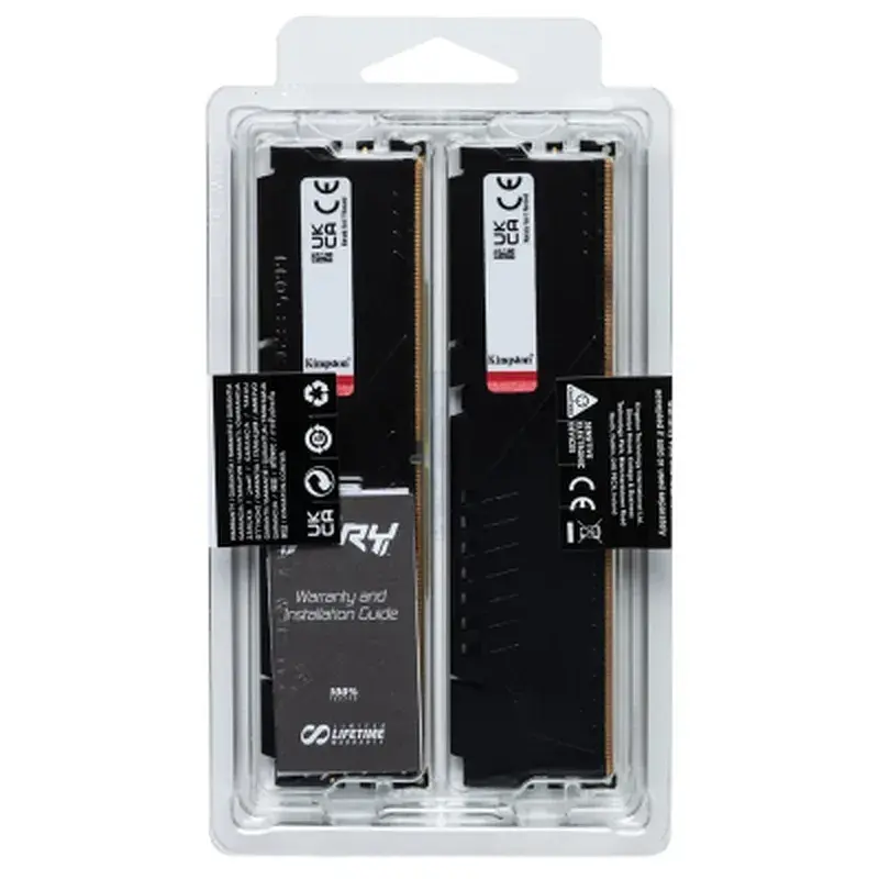Модуль пам'яті для комп'ютера DDR5 64GB (2x32GB) 5600 MHz Beast EXPO Black Kingston Fury (ex.HyperX) (KF556C40BB2K2-64) - фото 6