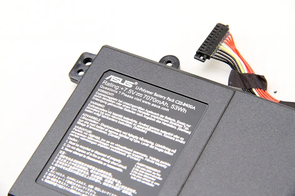 Акумулятор для ноутбука Asus BU400 C22-B400A, 7070 mAh (53Wh), 4cell, 7.5V, Li-Po, чорний - фото 3