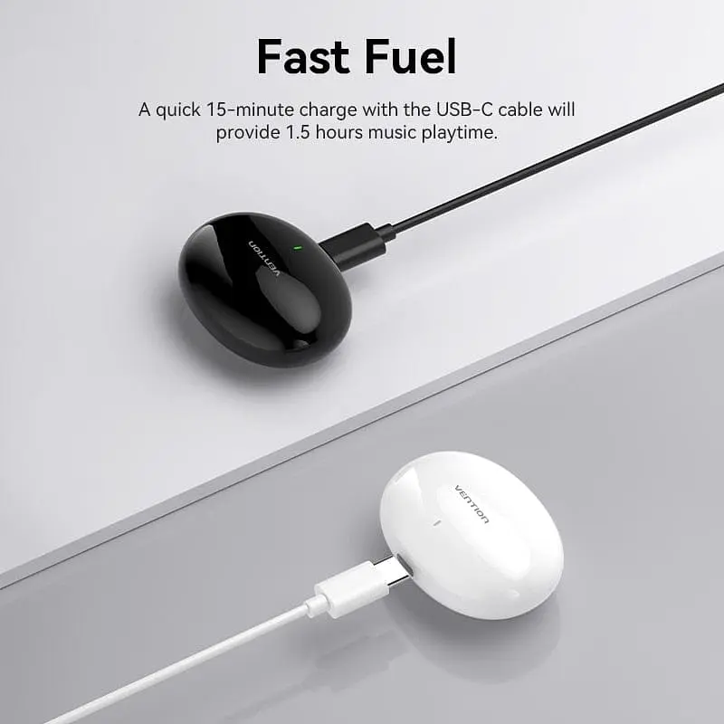Наушники TWS Vention Elf Earbuds E01 Purple - фото 3