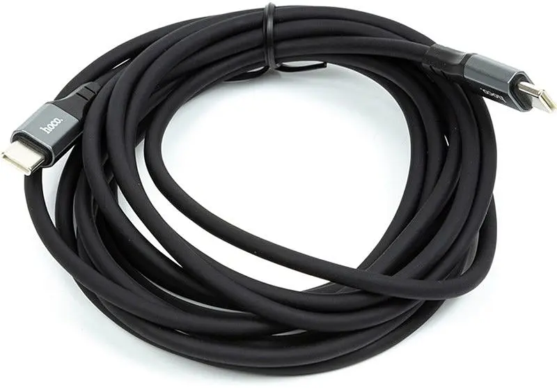 Кабель Hoco X92 USB Type-C - USB Type-C (M/M), 60W, 3 м, Black (CA913930) - фото 2