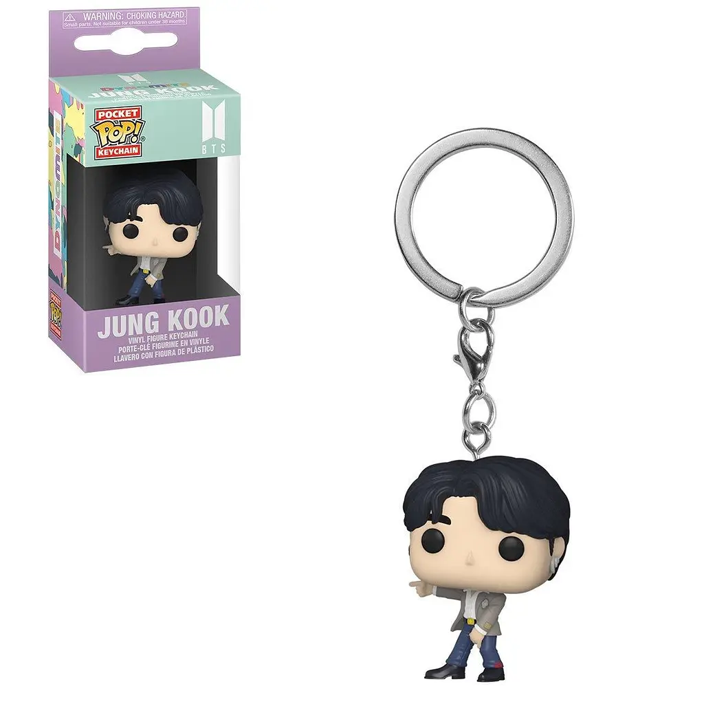 Фігурка-брелок Funko Pop BTS Jung Kook Dynamite BTS Key 4 см (RM224) - фото 3