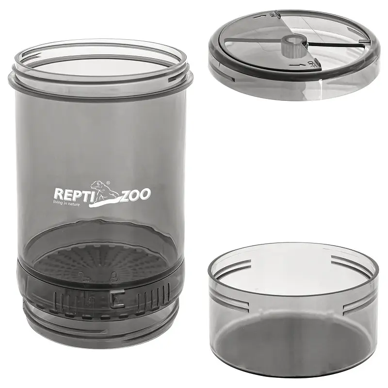 Вітамінізатор, шейкер Repti-Zoo Vita-Calcium (GMB01) для обробки кормових комах кальцієм і вітамінами - фото 9