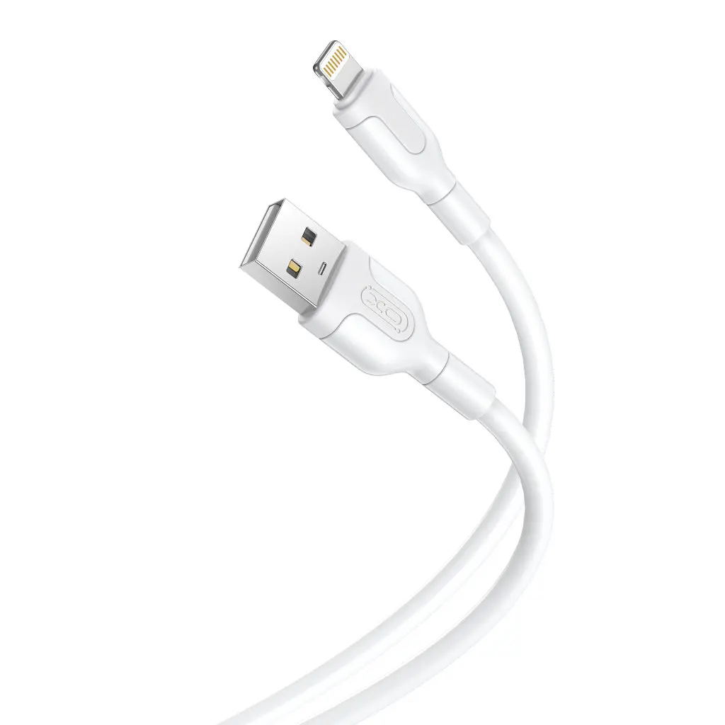 USB Кабель XO NB212 Lightning 2.1A 1.0m Білий