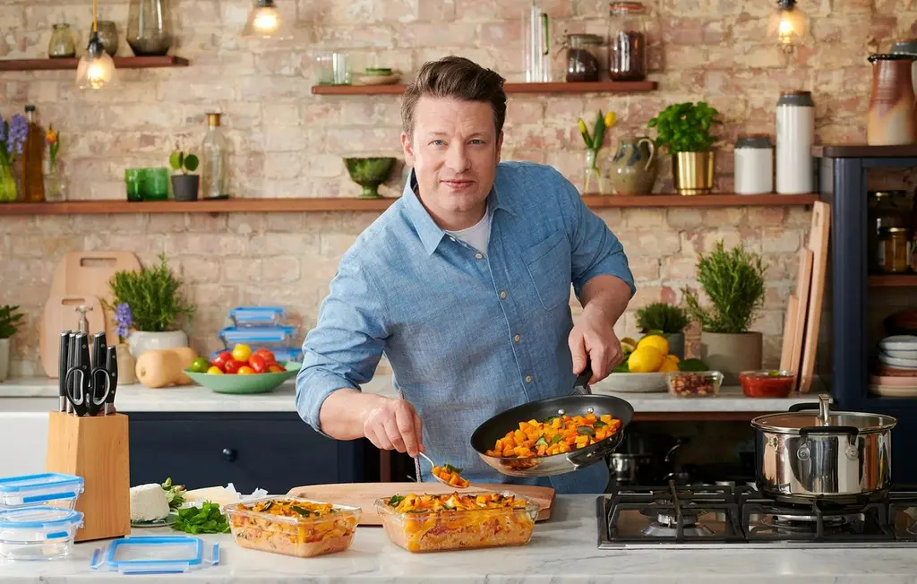 Универсальная сковорода Jamie Oliver Tefal VOG 28 см Stock для тушения - фото 10