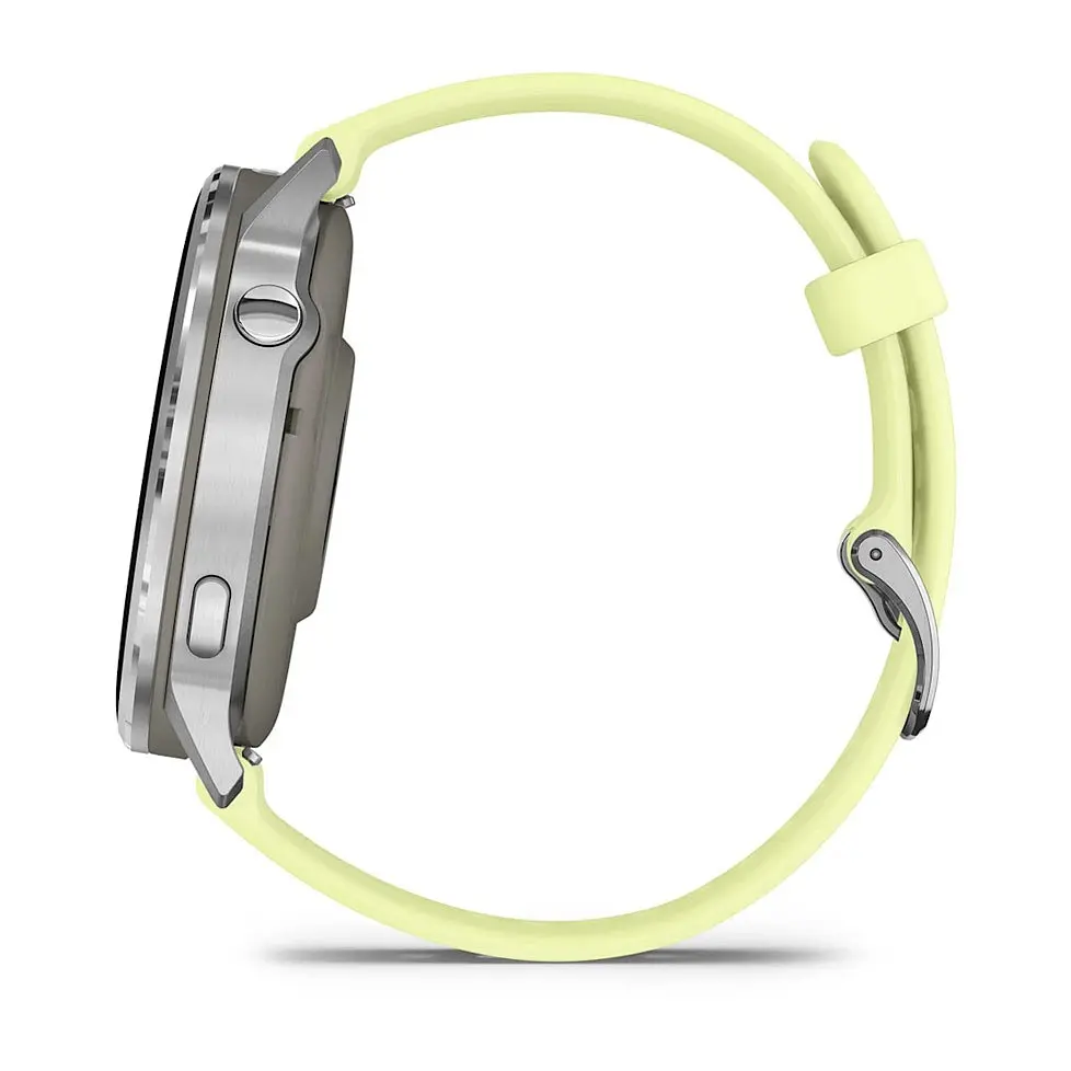 Смарт-годинник Garmin Venu 4 45mm Сріблястий Bezel with Citron Silicone Band (010-03014-02) - фото 3
