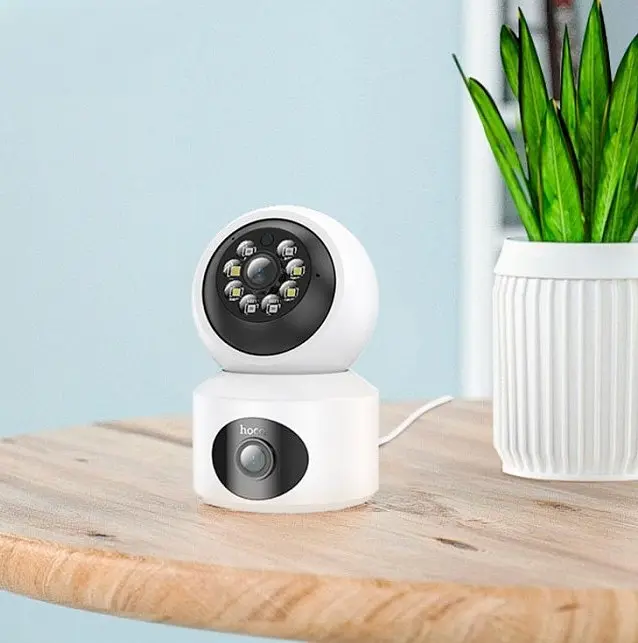 Внутренняя HD-камера видеонаблюдения Hoco DI53 Белый - фото 6