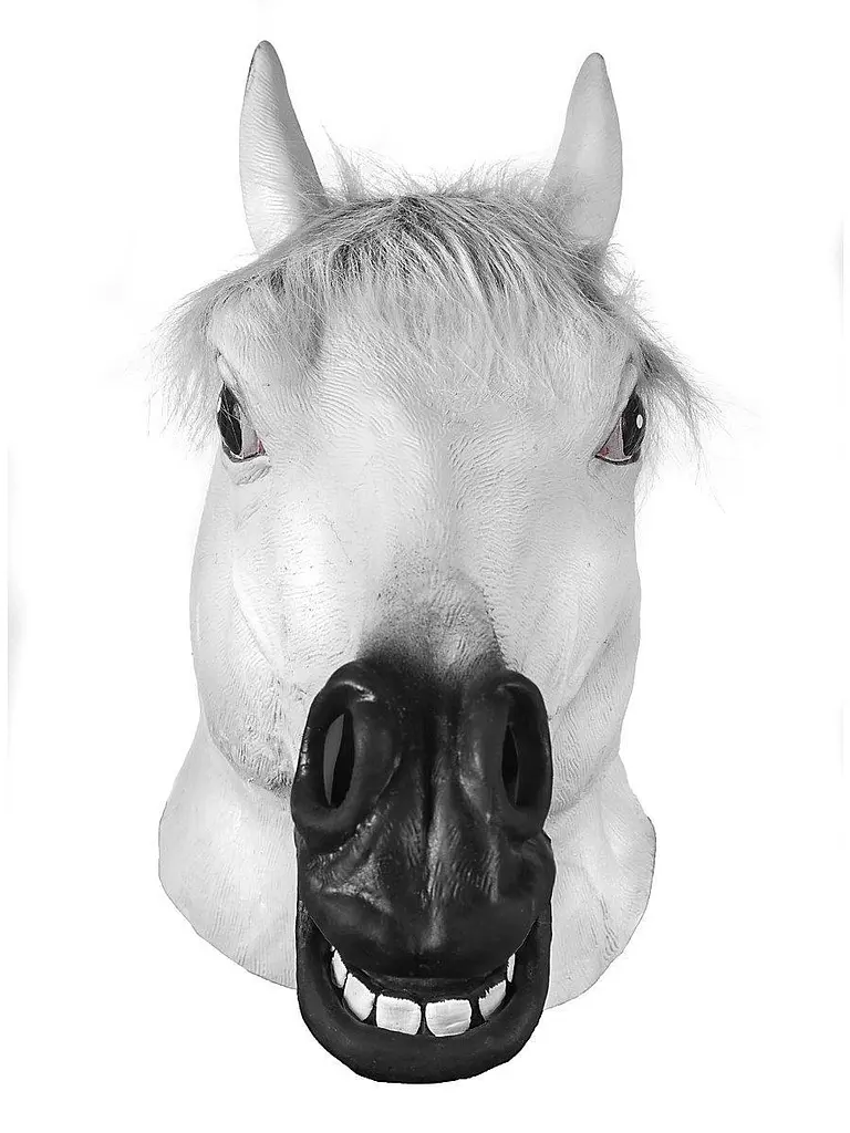 Маска GeekLand Біла Голова Коня White Horse Head КМ 64.01 - фото 2
