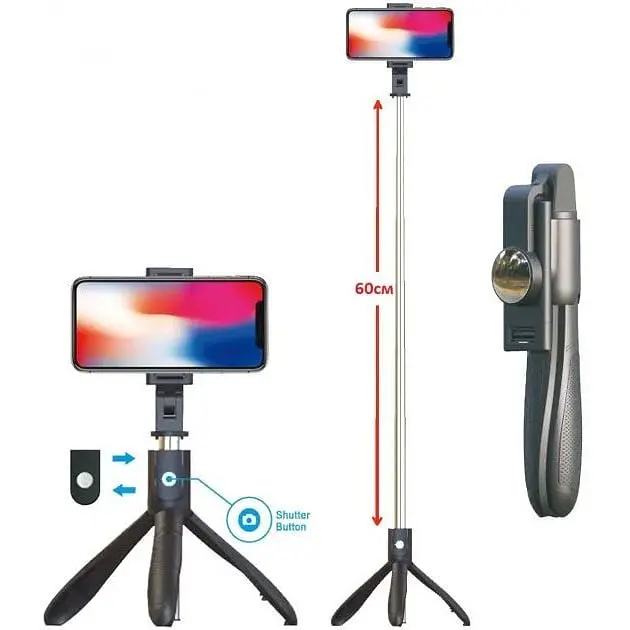 Тринога-монопод для телефона Selfie Stick K05 - фото 3