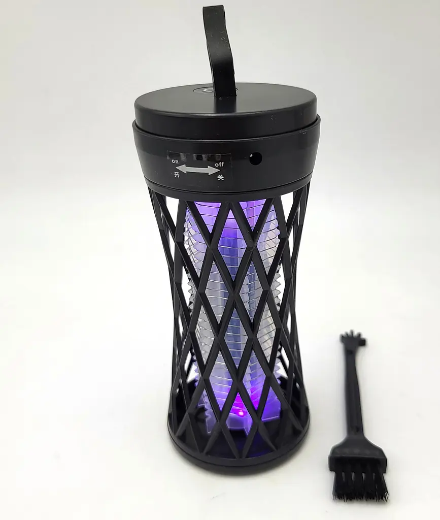 Лампа для комарів акумуляторна 5W від USB 2в1 LED світильник нічник і Електрична пастка знищувач комах 15см UKC Mosquito Killer Lamp LY-859 - фото 13