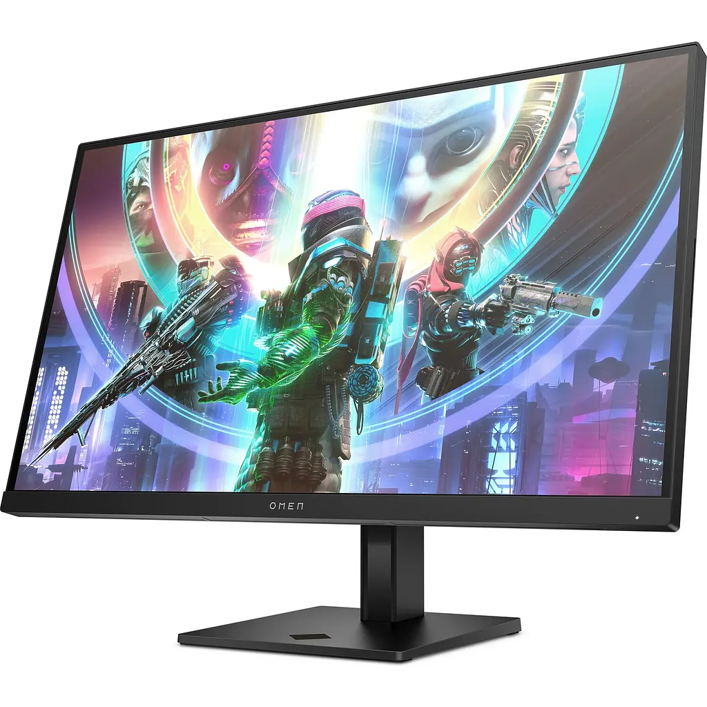 TFT 27" HP OMEN 27qs QHD, IPS, 240Hz, 1ms, 2xHDMI, DP, USB-hub, HAS, колонки, чорний - фото 3