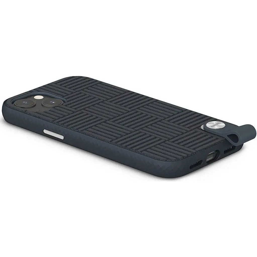 Чохол-накладка Moshi Altra Slim Hardshell Case with Wrist Strap Midnight Blue для iPhone 13 (99MO117532) - фото 3